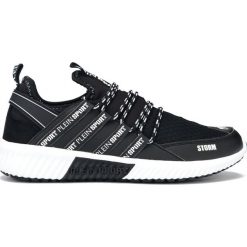 Philipp Plein Sport Logos Tenisówki Czarny. Czarne buty sportowe męskie Philipp Plein Sport, z materiału, bez zapięcia, tenisowe. Za 922,95 zł.