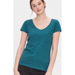 T-shirt z kieszenią - Turkusowy. Niebieskie t-shirty damskie House, s, bez wzorów, bez kołnierzyka. Za 19,99 zł.