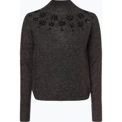 Review - Sweter damski, szary. Szare swetry klasyczne damskie Review, l, prążkowane. Za 179,95 zł.