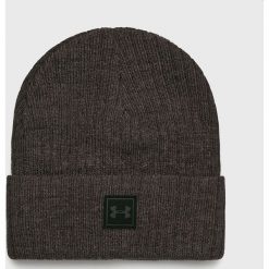 Under Armour - Czapka. Czarne czapki zimowe męskie marki Under Armour, z dzianiny. W wyprzedaży za 59,90 zł.