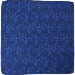 Elegancka, Męska Poszetka - ALTIES - Niebieska, Paisley POSZALTTANIA0118. Niebieskie poszetki męskie Alties, paisley, z materiału, eleganckie. Za 16,90 zł.