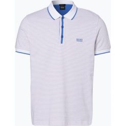 BOSS Athleisure - Męska koszulka polo – Paddy 5, biały. Białe koszulki męskie BOSS Athleisure, m, w paski, sportowe, bez rękawów. Za 379,95 zł.