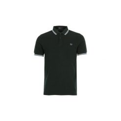Koszulki polo z krótkim rękawem Fred Perry Twin Tipped Polo Ivy Black Oxford. Zielone koszulki męskie Fred Perry, s, bez wzorów, z krótkim rękawem. Za 257,95 zł.
