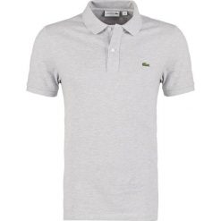 Lacoste SHORTSLEEVE SLIM FIT Koszulka polo silver chine. Szare koszulki męskie Lacoste, xs, bez wzorów, z bawełny, polo, bez rękawów. Za 399,00 zł.