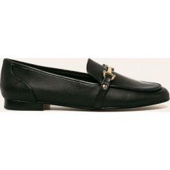 Aldo - Mokasyny skórzane Astawia. Czarne mokasyny damskie ALDO, ze skóry, na obcasie. Za 339,90 zł.