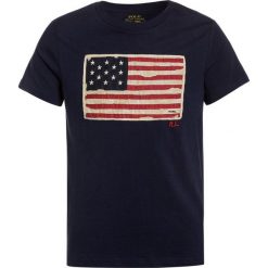 Bluzki, topy, tuniki: Polo Ralph Lauren FLAG Tshirt z nadrukiem newport navy