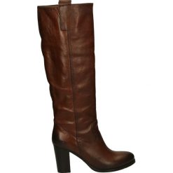 Kozaki - 8064 SAV CUOI. Brązowe kowbojki damskie Venezia, ze skóry. Za 249,00 zł.