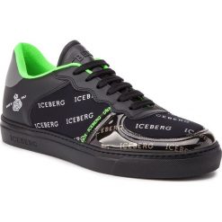 Sneakersy ICEBERG - Divo I 19EIU1125A Nero/Argento. Czarne sneakersy męskie Iceberg, bez zapięcia. Za 1149,00 zł.