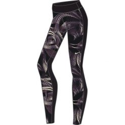 Legginsy do biegania damskie NIKE POWER / 890375-699 - NIKE POWER. Czarne spodnie damskie Nike, bez wzorów, do biegania. Za 175,00 zł.