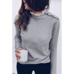 Bluzka damska GORANA GREY. Szare bluzki damskie Bluzka damska GORANA GREY, s, bez wzorów, bez kołnierzyka, bez rękawów. W wyprzedaży za 79,00 zł.