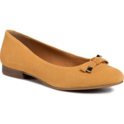 Baleriny LASOCKI - RST-035-01 Yellow. Pomarańczowe baleriny damskie Lasocki, bez wzorów, ze skóry, klasyczne, bez obcasa, na płaskiej podeszwie, bez zapięcia. Za 149,99 zł.