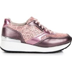 Buty sportowe damskie: KYLIE Buty damskie z brokatem różówe r. 41