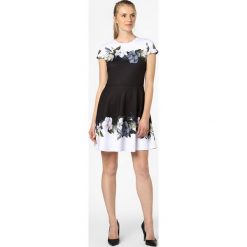 Ted Baker - Sukienka damska – Louva, czarny. Czarne sukienki damskie Ted Baker, z nadrukiem, eleganckie, bez kołnierzyka, bez rękawów. Za 889,95 zł.