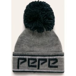 Pepe Jeans - Czapka Ane. Szare czapki damskie Pepe Jeans, bez wzorów, z jeansu. W wyprzedaży za 79,90 zł.