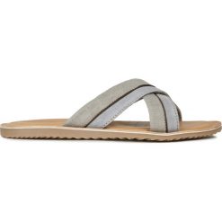 Geox Artie Kapcie Szary. Szare kapcie męskie Geox, z materiału. Za 326,95 zł.