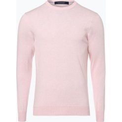 Swetry klasyczne męskie: Scotch & Soda – Sweter męski, różowy