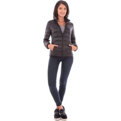 Kurtka przejściowa w kolorze czarnym. Czarne kurtki damskie Snowie Collection, xl, bez wzorów, bez kaptura. W wyprzedaży za 179,95 zł.