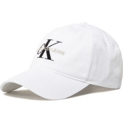 Czapka z daszkiem CALVIN KLEIN JEANS - Ckj Monogram Cap K60K606624 YAF. Białe czapki męskie Calvin Klein Jeans, bez wzorów, z bawełny. Za 159,00 zł.