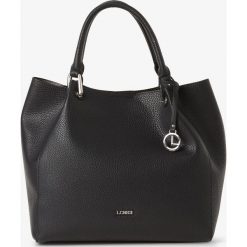L.Credi - Damska torba shopper z torebką wewnętrzną, niebieski. Niebieskie torby damskie na zakupy L.Credi, bez wzorów, ze skóry, biznesowe, małe, bez dodatków. Za 349,95 zł.