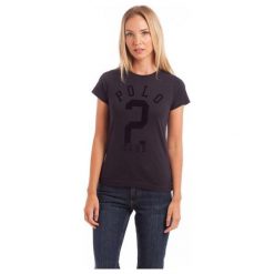 Polo Club C.H.A T-Shirt Damski Xl Ciemnoniebieski. Czarne koszulki damskie marki Polo Club C.H..A, xl, bez wzorów, polo, bez rękawów. W wyprzedaży za 95,90 zł.