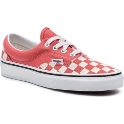 Tenisówki VANS - Era VN0A38FRVOT1 (Checkerboard) Emberlow. Pomarańczowe półbuty damskie Vans, bez wzorów, z gumy, bez zapięcia. W wyprzedaży za 189,00 zł.