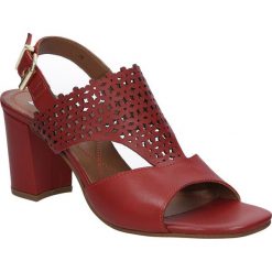 Sandały bruno premi by private e0606x. Czerwone sandały damskie Bruno Premi, bez wzorów, ze skóry, eleganckie, bez obcasa, bez zapięcia. Za 339,99 zł.
