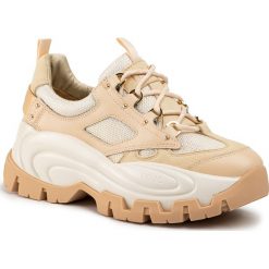 Sneakersy LIU JO - Wave 01 BA0023 TX092 Beige 00077. Brązowe półbuty damskie Liu Jo, ze skóry. Za 759,00 zł.
