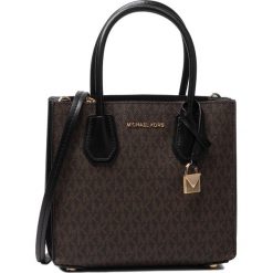 Torebka MICHAEL MICHAEL KORS - Mercer 30F8GM9M6B Brown/Blk. Pomarańczowe torebki klasyczne damskie MICHAEL Michael Kors, bez wzorów, ze skóry ekologicznej, klasyczne, bez dodatków. Za 1079,00 zł.