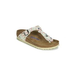 Japonki Birkenstock GIZEH SFB. Brązowe klapki damskie Birkenstock, bez wzorów, bez obcasa. Za 349,00 zł.