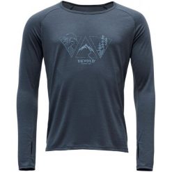 Devold Flø Man Shirt Night M. Szare koszulki męskie termoaktywne marki Devold, s, bez wzorów, z wełny, z długim rękawem. W wyprzedaży za 249,00 zł.