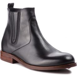 Kozaki KAZAR - Andrew 34798-01-00 Black. Czarne glany męskie Kazar, ze skóry, na zamek. Za 599,00 zł.