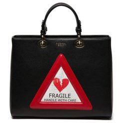 Torebki klasyczne damskie: Torebka w kolorze czarnym – (S)27 x (W)32 x (G)14 cm