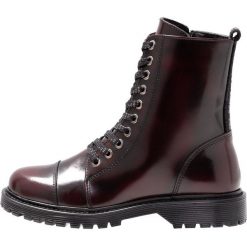 Bronx Botki sznurowane bordeaux. Czarne botki damskie skórzane marki Bronx. Za 609,00 zł.