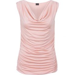 Top bonprix stary jasnoróżowy. Czerwone topy damskie bonprix, z dekoltem woda. Za 27,99 zł.