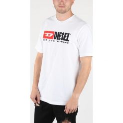 Diesel Hc-T-Just-Division Koszulka Biały. Białe podkoszulki męskie Diesel, xl, z nadrukiem, z bawełny, z krótkim rękawem. Za 326,95 zł.