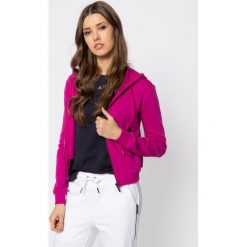 Bluza Armani Exchange 3HYM04 YJ95Z 1474. Różowe bluzy damskie Armani Exchange, m, bez wzorów, z bawełny, bez rękawów, bez kaptura. W wyprzedaży za 359,00 zł.