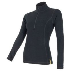 Sensor Merino Df Koszulka Termoaktywna Damska Zip Black Xl. Czarne topy sportowe damskie marki Sensor, xl. W wyprzedaży za 249,00 zł.