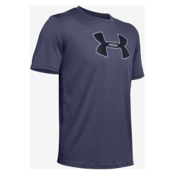 Under Armour Koszulka Fioletowy. Fioletowe podkoszulki męskie Under Armour, l, z nadrukiem, z bawełny, z krótkim rękawem. Za 119,95 zł.