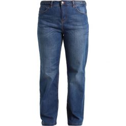 Boyfriendy damskie: Zizzi Jeansy Straight Leg blue denim