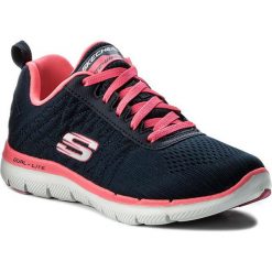 Buty SKECHERS - Break Free 12757/NVHP Navy/Hot Pink. Niebieskie buty sportowe damskie Skechers, z materiału, sportowe, na fitness i siłownię. W wyprzedaży za 209,00 zł.