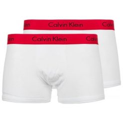 Calvin Klein bokserki męskie 2 pack S białe. Białe bokserki męskie Calvin Klein, z napisami. Za 169,00 zł.