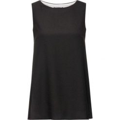 Top DKNY P9EA6B5L. Czarne bluzki damskie DKNY, l, bez wzorów, z poliesteru, polo, bez rękawów. W wyprzedaży za 189,00 zł.