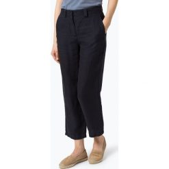 Marc O'Polo - Damskie spodnie lniane, niebieski. Niebieskie spodnie damskie Marc O'Polo, ze lnu. Za 569,95 zł.