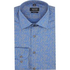 Koszula versone 2865 długi rękaw slim fit niebieski. Niebieskie koszule męskie marki Recman, m, bez wzorów, bez kołnierzyka, z długim rękawem. Za 159,00 zł.