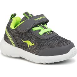 Sneakersy KANGAROOS - Ky-Citylite Ev 02051 000 2014 Steel Grey/Lime. Szare trampki chłopięce KangaROOS, bez wzorów, ze skóry ekologicznej, na rzepy. Za 129,00 zł.