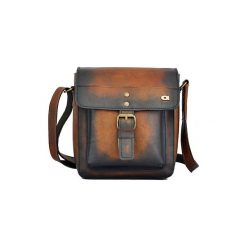 DAAG ALIVE 27 koniakowa torba skórzana na ramię unisex - Koniak. Torby męskie skórzane daag, bez wzorów, młodzieżowe, na ramię. Za 372,99 zł.