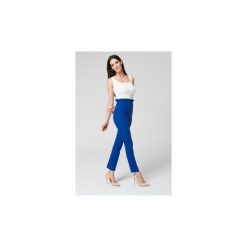 Chinosy damskie: Chinos Mosali Spodnie M032 Niebieski
