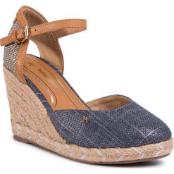 Espadryle WRANGLER - Brava Rope WL01510A Pewter 010. Niebieskie espadryle damskie Wrangler, bez wzorów, ze skóry ekologicznej, bez obcasa, na obcasie. Za 219,00 zł.