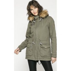 Only - Parka. Zielone kurtki damskie ONLY, s, bez wzorów, z bawełny, długie. W wyprzedaży za 119,90 zł.