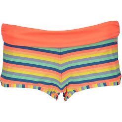 Stroje kąpielowe damskie: Figi bikini „Wooky” w kolorze koralowo-niebiesko-żółtym
